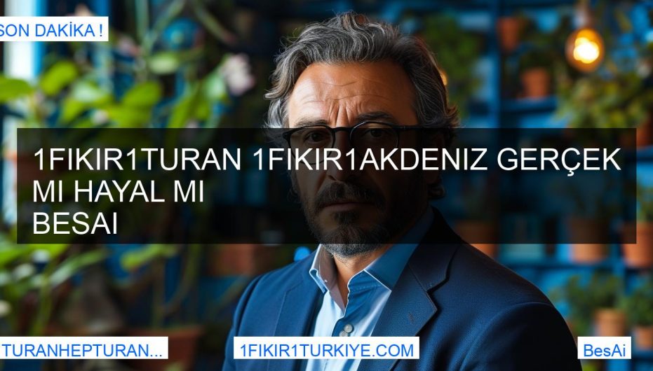 1Fikir1Turan 1fikir1akdeniz Gerçek mi Hayal mi BesAi