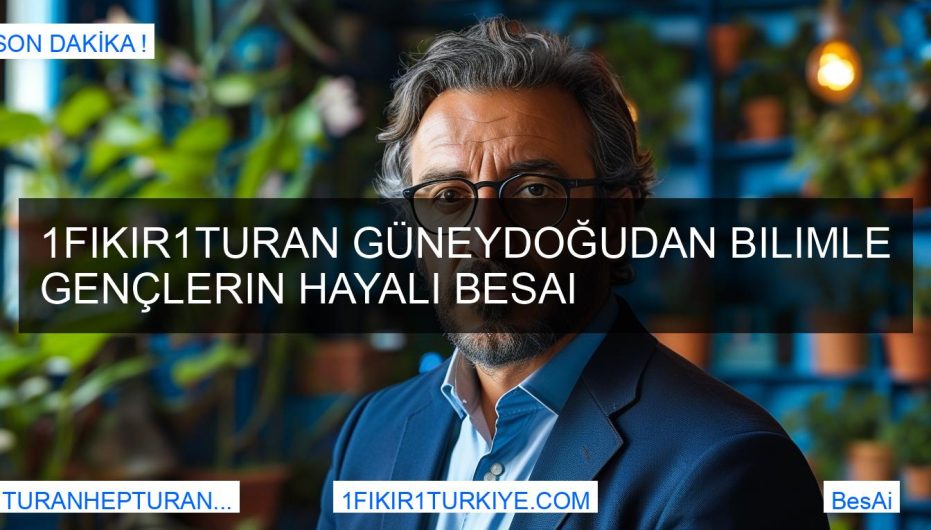 1Fikir1Turan Güneydoğudan Bilimle Gençlerin Hayali BesAi