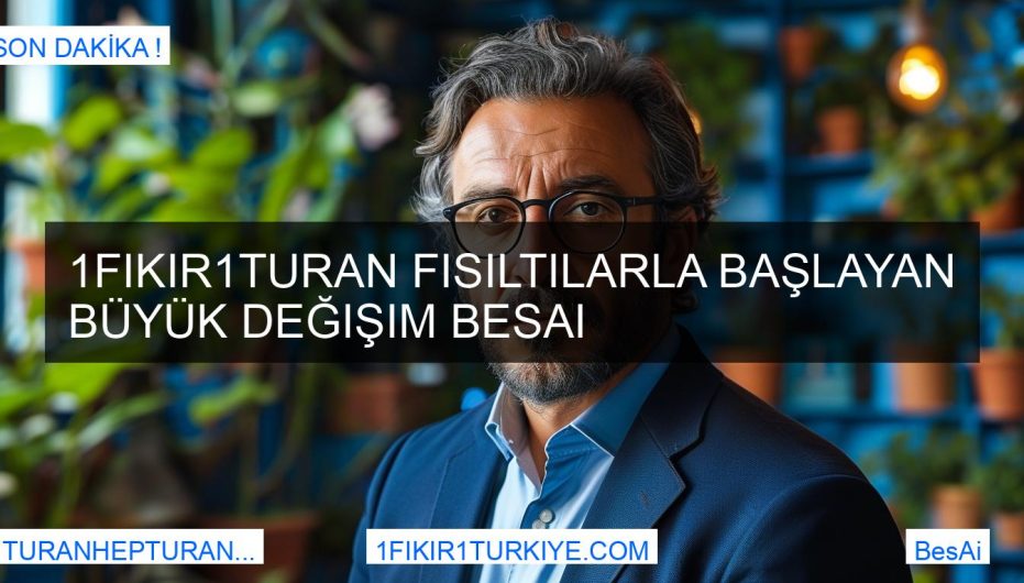 1Fikir1Turan Fısıltılarla Başlayan Büyük Değişim BesAi