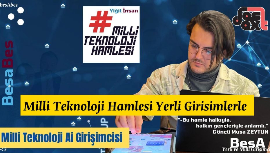milli-teknoloji-hamlesi ile milli teknoloji hamlesi yerli girişimlerle geleceği kucakla hakkında etkileyici bir görsel.