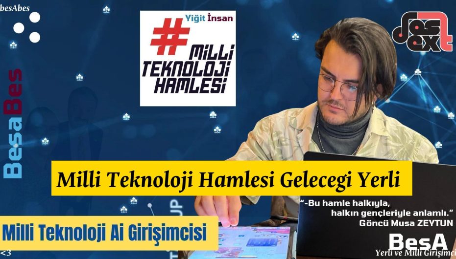 milli-teknoloji-hamlesi ile milli teknoloji hamlesi geleceği yerli üretimle i̇nşa et! hakkında etkileyici bir görsel.